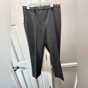 Talbots Gray Dress Pants with Straight-Leg Silhouette